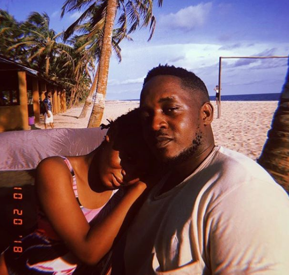 See Rare photo of rapper M.I and his boo