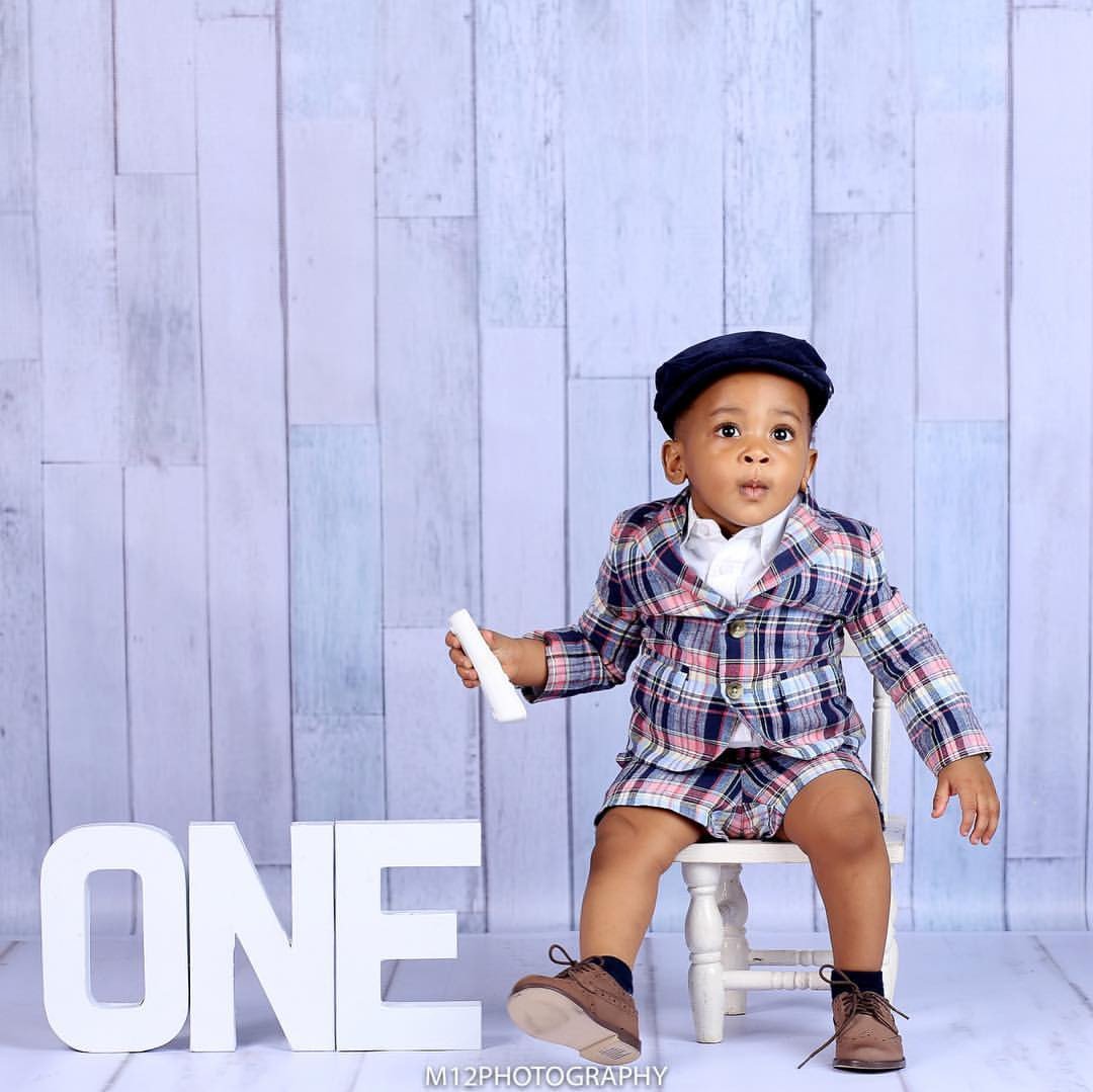 Former beauty queen Powede Aujo shares photos of her son as he clocks 1 today