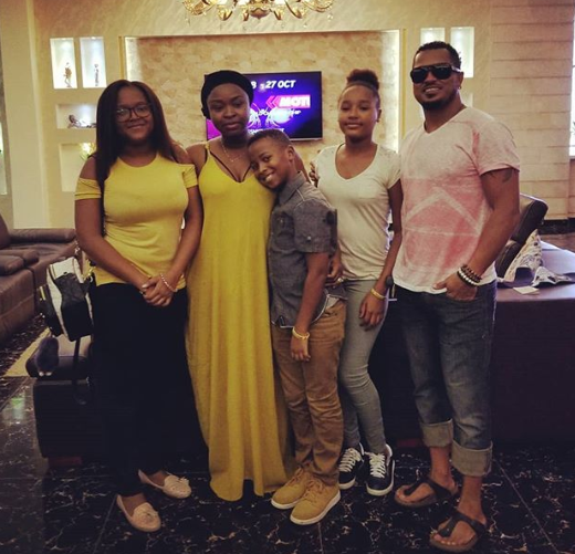 Van Vicker shares family photo as his wife adds another year