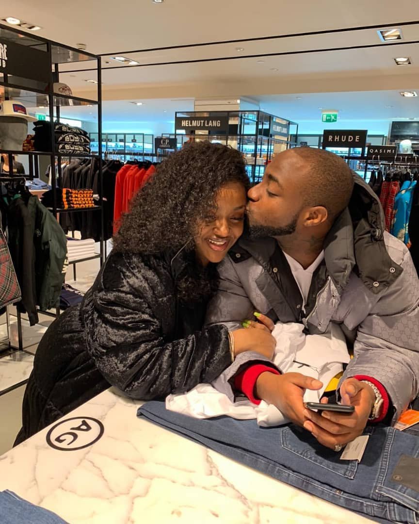 See loved up photos of Davido and Chioma