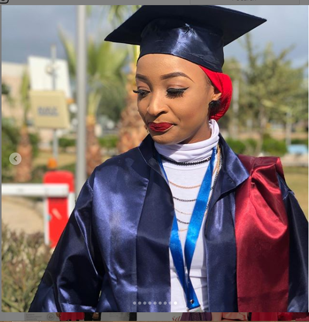 Rahama Sadau bags BSC from Eastern Mediterranean University, Cyprus (Photos)