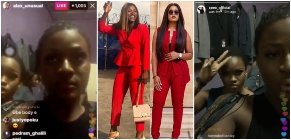 BBNaija Rivals, Cee-C and Alex Finally Reconciles (Video)