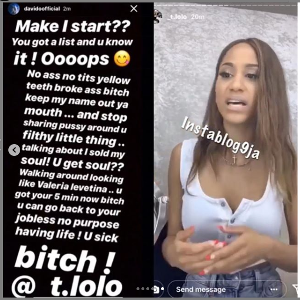 Davido Apologises to Lady he Slut, Body Shammed for Criticizing him
