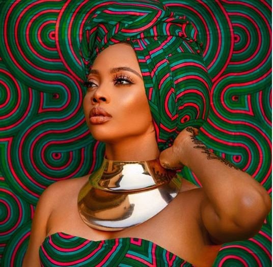 Toke Makinwa marches into March with a stunning photo