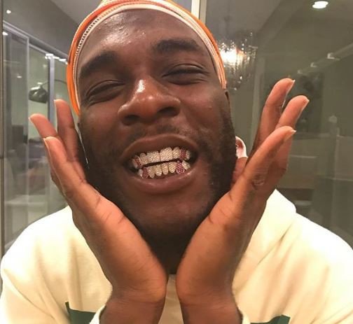 Burna Boy gets a new set of grills