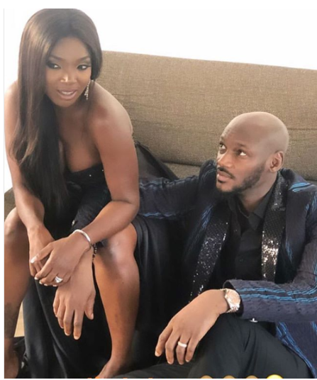 Give a Befitting Caption to this Photo of Tuface Idibia and Annie Idibia