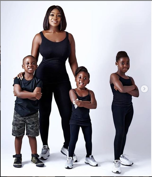 Squad! Mercy Johnson and her Lovely Kids Glow in New Photos
