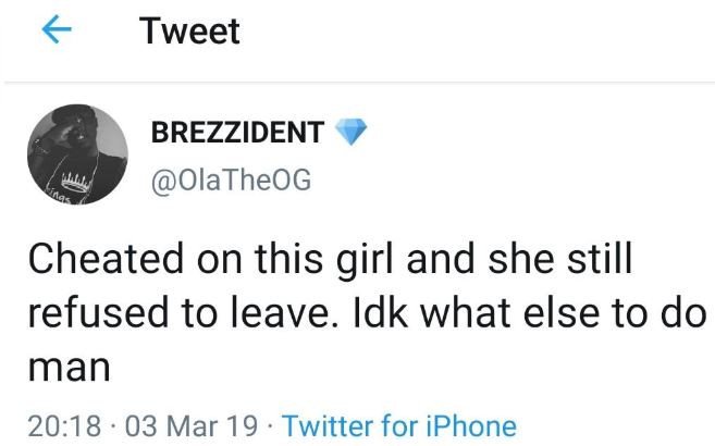 This Nigerian Man Needs Help on how to Break up with his Loyal Girlfriend