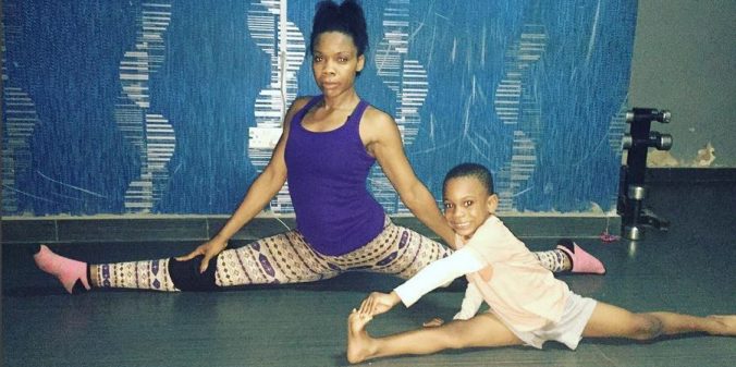Check out this video of Kaffy and her son, Sean, dancing